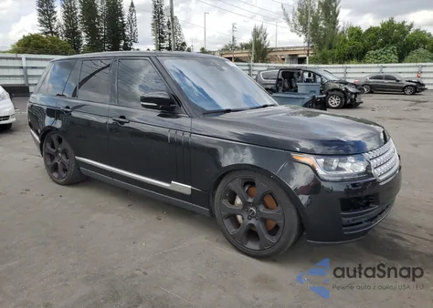 2017 Land Rover Range Rover Supercharged z USA, uszkodzony, nr VIN SALGS2FEXHA326703
